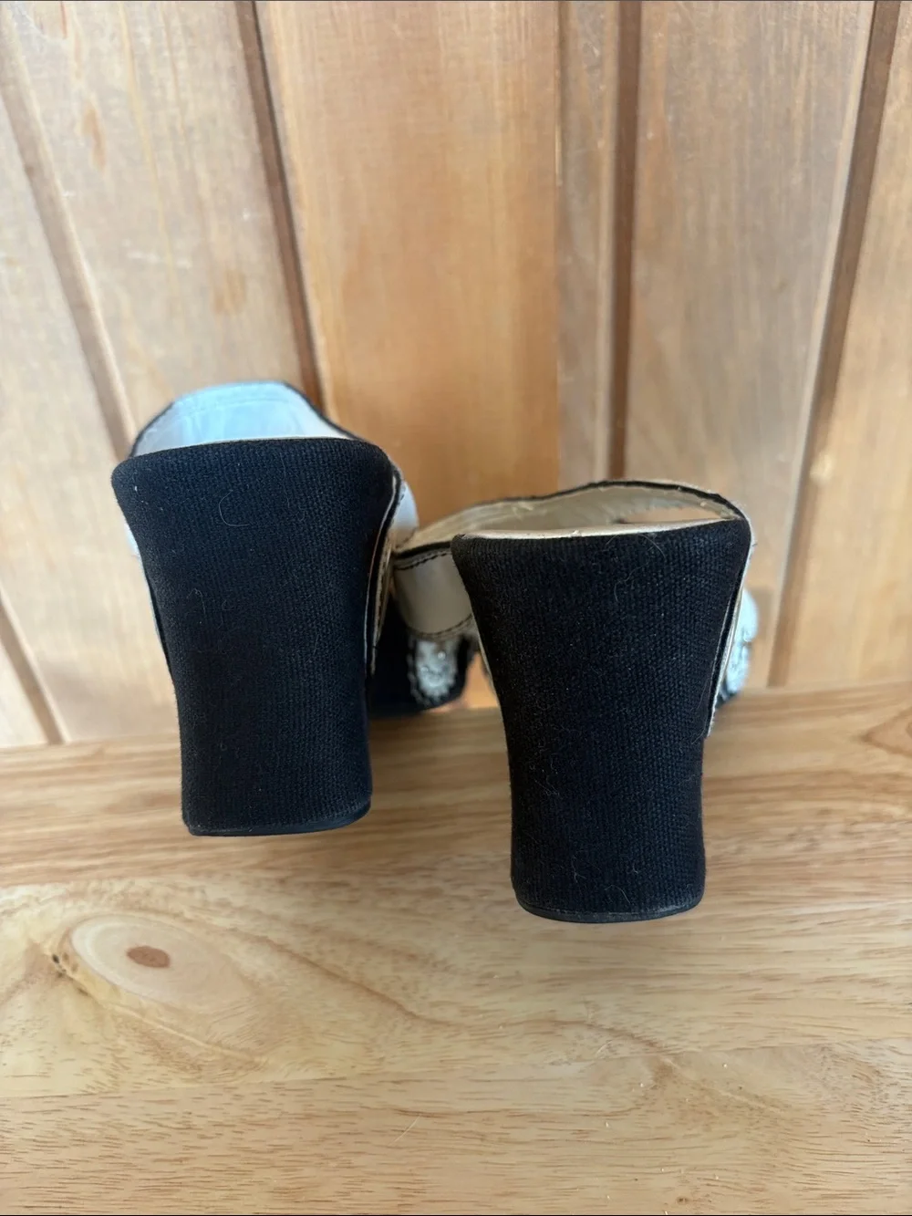 Midnight Velvet Slide Sandals